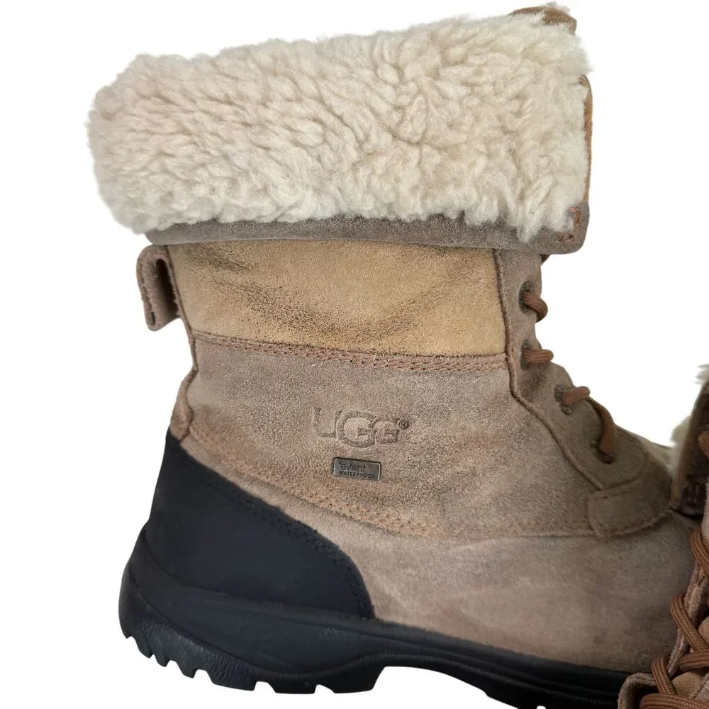 UGG Men's Butte Bomber Waterproof Chestnut Boot Size 11